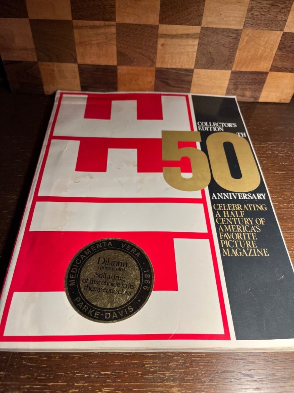 Life Magazine 50th Anniversary A1173, some moisture damage